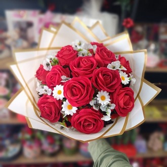 Gül Papatya Buketi