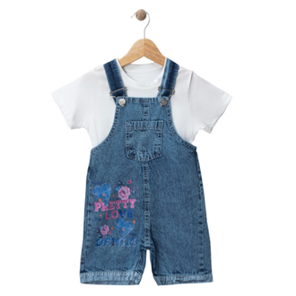 Denim salopet