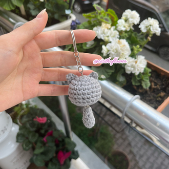 Kuyruğu Sallanan Kedi Anahtarlık