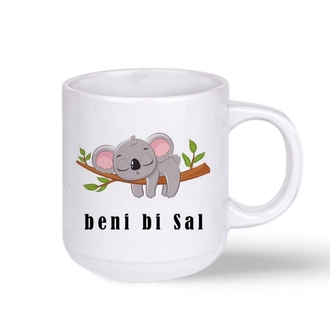 Bella Beyaz Porselen Kupa Bardak