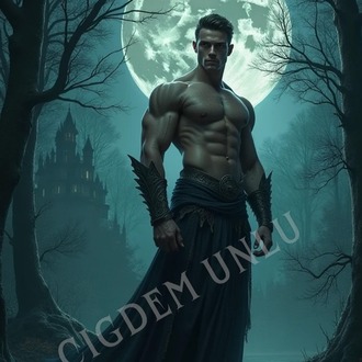 The Moonlight King | Ayışığı Kralı - Hazır Kitap Kapağı (Epic Fantasy & Dark Adventure)