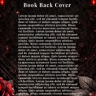 A Kiss of Blood and Roses - Hazır Kitap Kapağı (PSD + JPG)