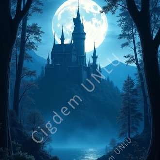 Echoes of the Night | Gece Yankıları - Hazır Kitap Kapağı (Mystery & Gothic Fantasy)