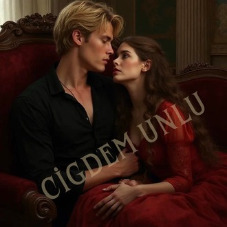 The Crimson Bond | Kan Bağı - Hazır Kitap Kapağı (Royal Romance & Historical Fantasy)