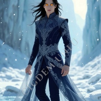 The Frozen King | Premade Book Cover - Hazır Kitap Kapağı - (Winter Fantasy & Epic Romance)