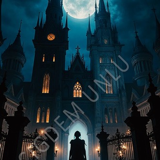 Gate of Shadows | Gölge Kapısı - Hazır Kitap Kapağı Premade Book Cover (Gothic & Dark Fantasy)