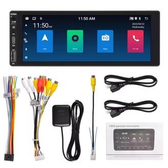 Poke Pk-6001 R2
6.9'' Tek Din Teyp 4x60w Android 2-32 GPS 2xusb Şarjlı APP