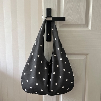 Polka Dot Bag Maxi Boy Antrasit