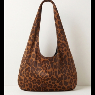 Su itici Leopar Kumaş Totebag