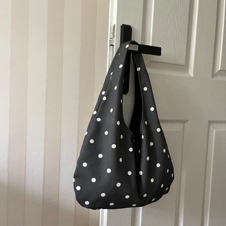 Polka Dot Bag Maxi Boy Antrasit