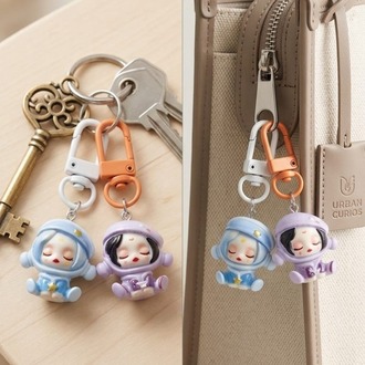 Mini Figür Charmlı Anahtarlık