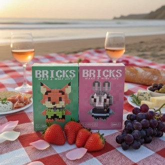 Bricks Couple Zootropolis Tilki Nick & Tavşan Judy Blocks