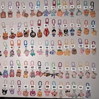 Mini Figür Charmlı Anahtarlık