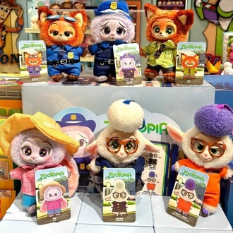 Zootopia BlindBox Peluş Sürpriz Anahtarlık