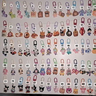 Mini Figür Charmlı Anahtarlık