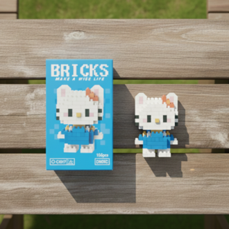 Bricks Mavi Hello Kitty Blocks