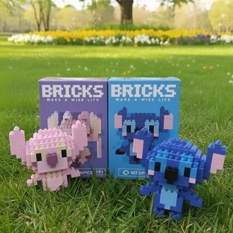 Bricks Couple Stitch & Angel Blocks