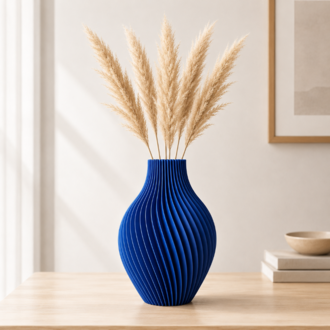 Minimalist Spiral Dekoratif Vazo