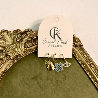3’lü Set Küpe