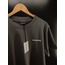 Balenciaga Gri Logo Baskılı Oversize T-shirt