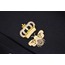 Dolce&Gabbana Lacivert Polo Yaka Nakışlı T-shirt