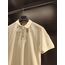MONCLER (Yaka ve Kol) detaylı beyaz polo yaka t-shirt 