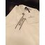 MONCLER (Yaka ve Kol) detaylı beyaz polo yaka t-shirt 