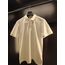 MONCLER (Yaka ve Kol) detaylı beyaz polo yaka t-shirt 