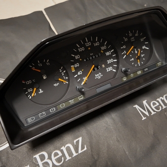 Mercedes W124 250D gösterge devir saatli