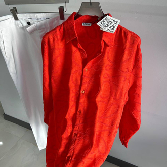 Loeve Ss’26 Premium Oversize Nakışlı Gömlek