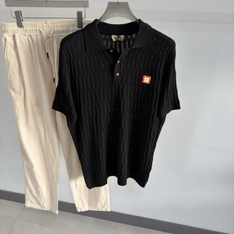 Hrms Ss’26 Premium Knitted Polo Tshirt