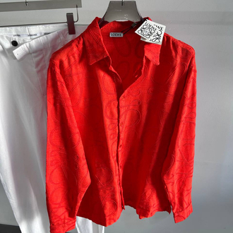 Loeve Ss’26 Premium Oversize Nakışlı Gömlek