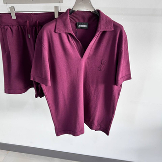 Jacq Ss’26 Premium Knitted Short & Tshirt Takım (İthal)