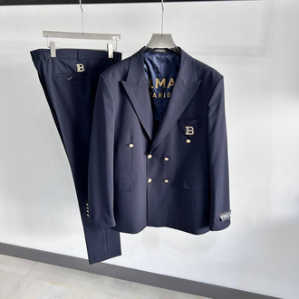 Balmn Ss’26 Premium Kruvaze Takım Elbise(Lacivert)