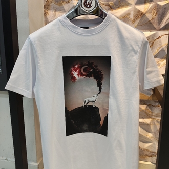 2012 Uluyan Kurt Beyaz Basic T-Shirt