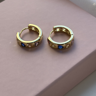 14K | Renkli Gold Küpe