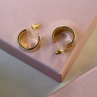 14K | Minimal Halka Küpe