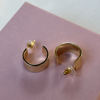 14K | Minimal Halka Küpe