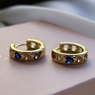 14K | Renkli Gold Küpe