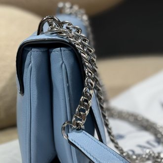 Prada Pattina Mini/Chain Crossbody