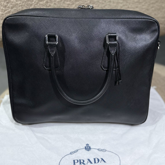 Prada croc-embossed