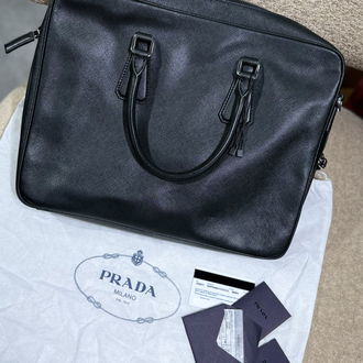Prada croc-embossed