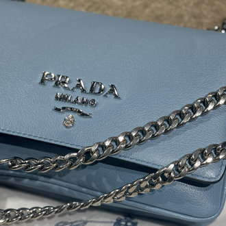 Prada Pattina Mini/Chain Crossbody