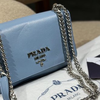 Prada Pattina Mini/Chain Crossbody