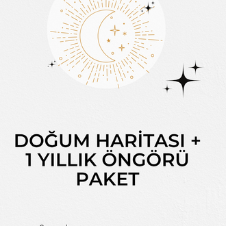 Doğum haritası 1 yıllık öngörü
