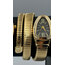 İnce BVLGR Yılanlı Saat(Gold-Gümüş gold kordon)