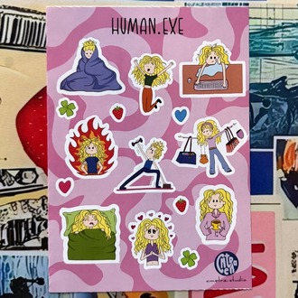 HUMAN.EXE - Sarı Uzun Kıvırcık