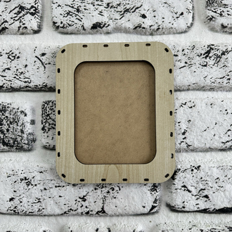 Rattan Örgü Fotoğraf Çerçevesi