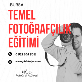 Temel Fotoğrafçılık Eğitimi - 4-5 kişilk butik eğitim 