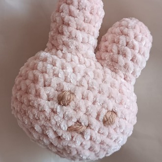 Pembe Pambık Tavşancık Tığ İşi Anahtarlık - Büyük Boy